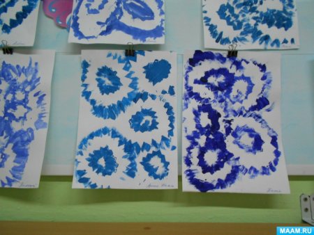 Морозные узоры рисование в подготовительной группе