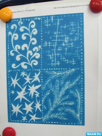 Узоры на окне рисование