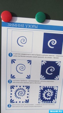 Узоры на окне подготовительная группа