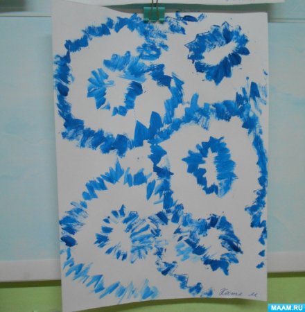 Морозные узоры рисование в подготовительной группе