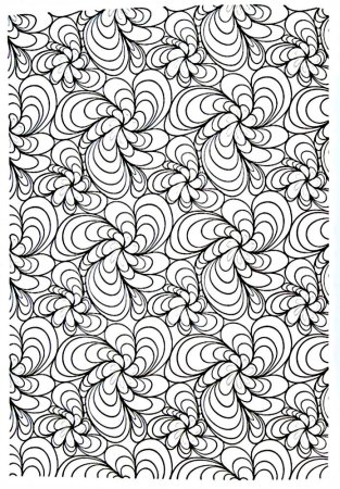 Раскраски сложные узоры