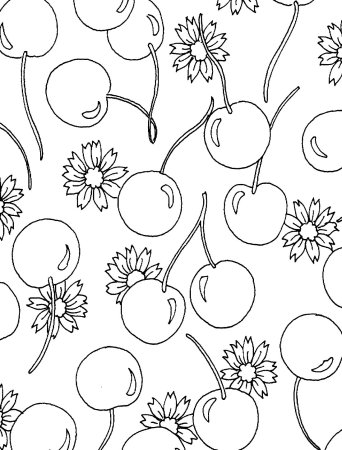 Раскраска с фоном для детей