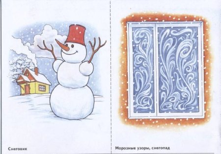 Морозное окно рисунок