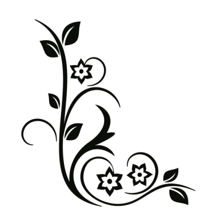 Растительный узор угловой