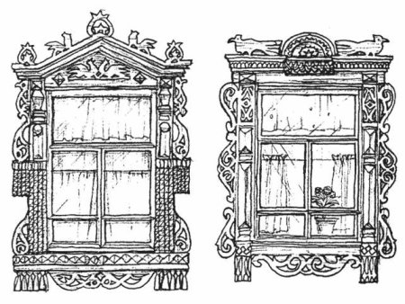 Резные наличники на окна