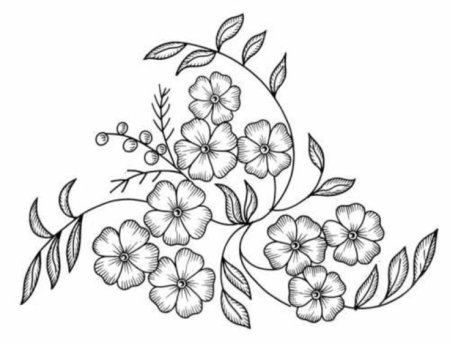 Узоры для вышивки гладью