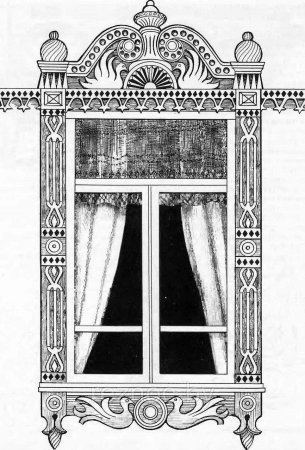 Старинные окна с узорами