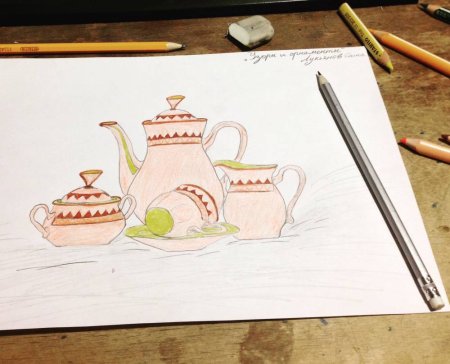 Рисование для детей утварь 3 класс