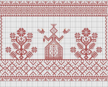 Славянский орнамент Макошь