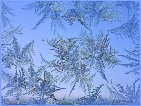 Узоры на окне рисование