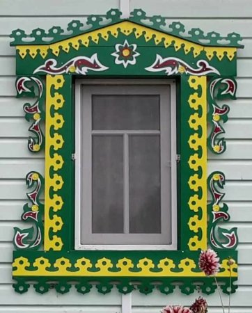 Узорчатые наличники на окна