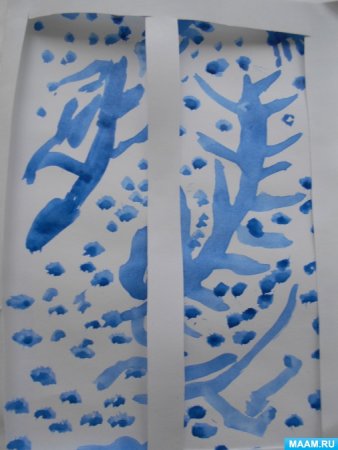 Морозные узоры на окне рисование в подготовительной группе