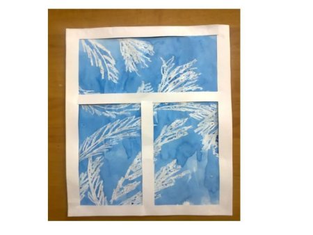 Зимние узоры занятие в подготовительной группе