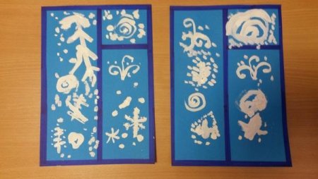 Рисование зимнее окно в средней группе