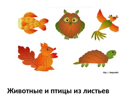 Поделка бабочка из листьев