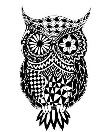 Животные из узоров