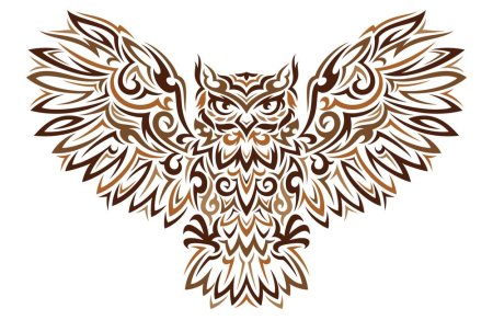 Сова трайбл эскизы