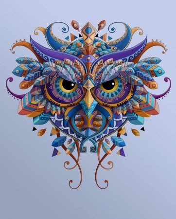 Сова стилизация