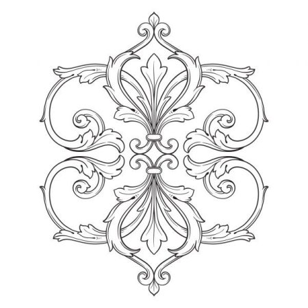Орнаменты Барокко .рококо для резьбы по дереву