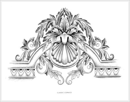 Рисунок в стиле Барокко