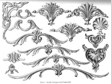 Узоры рококо и Барокко