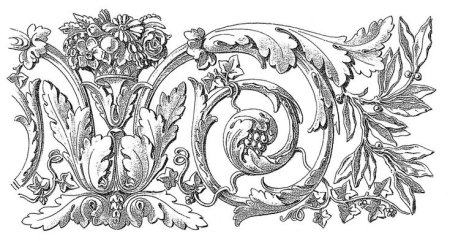 Виньетка в стиле Барокко