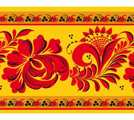 Русские народные росписи Хохломская