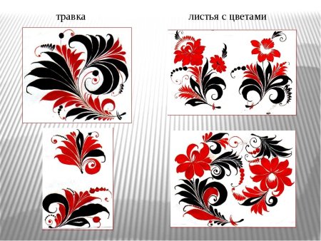 Хохломская роспись элементы узора