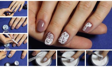 Как делать объемные рисунки на ногтях