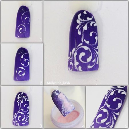 Вензеля на ногтях