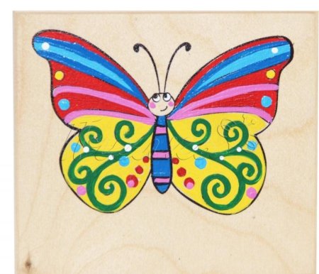 Узоры на крыльях бабочки