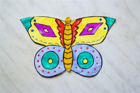 Узор на крыльях бабочки 1 класс урок изо