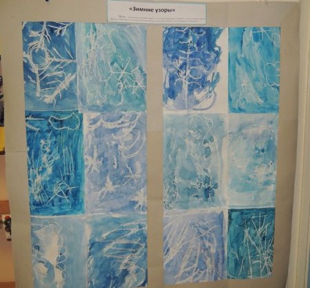 Рисование зимние узоры