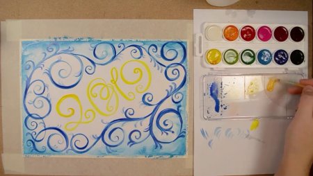 Рисование на стекле в группе