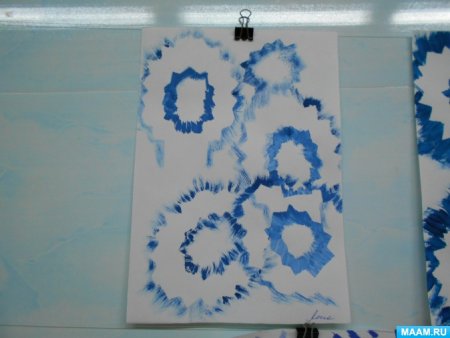 Морозные узоры рисование в подготовительной группе