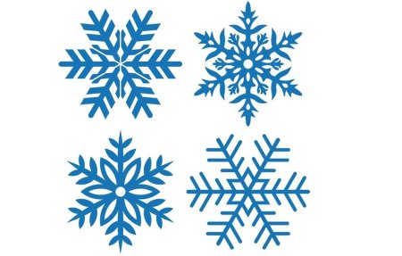 Снежинка вектор