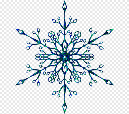 Снежинки без фона