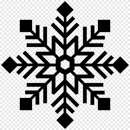 Симметричные узоры снежинки