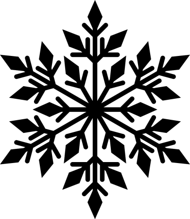 Стилизованные снежинки