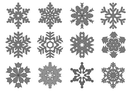 Снежинка вектор