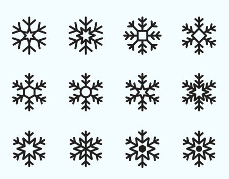 Снежинка вектор