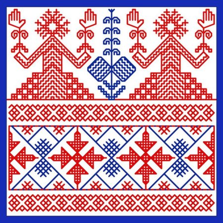 Славянские этнические узоры