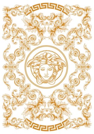 Золотые узоры Версаче