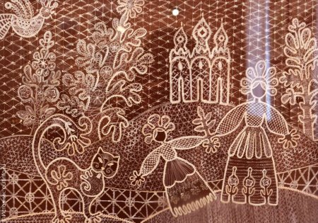 Вологодское кружево рисование