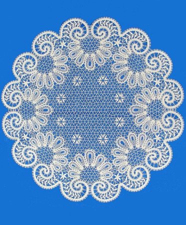 Кружевная салфетка