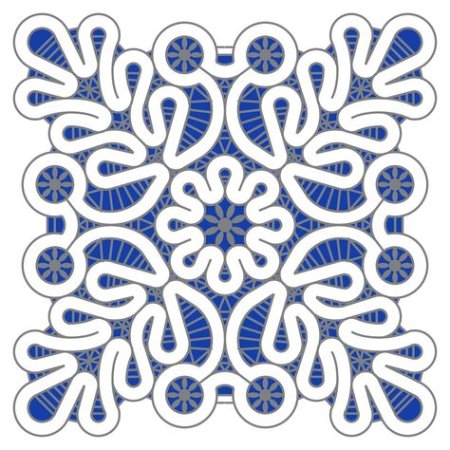 Трафарет Вологодского кружева