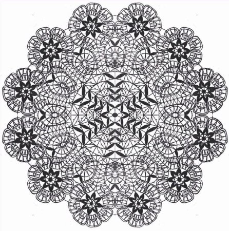 Сколки кружева на коклюшках салфетки