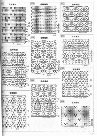 Плотная вязка крючком узоры