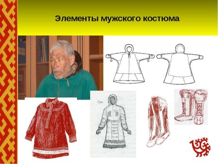 Костюм для хантов рисования