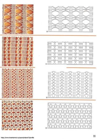 Узоры крючком